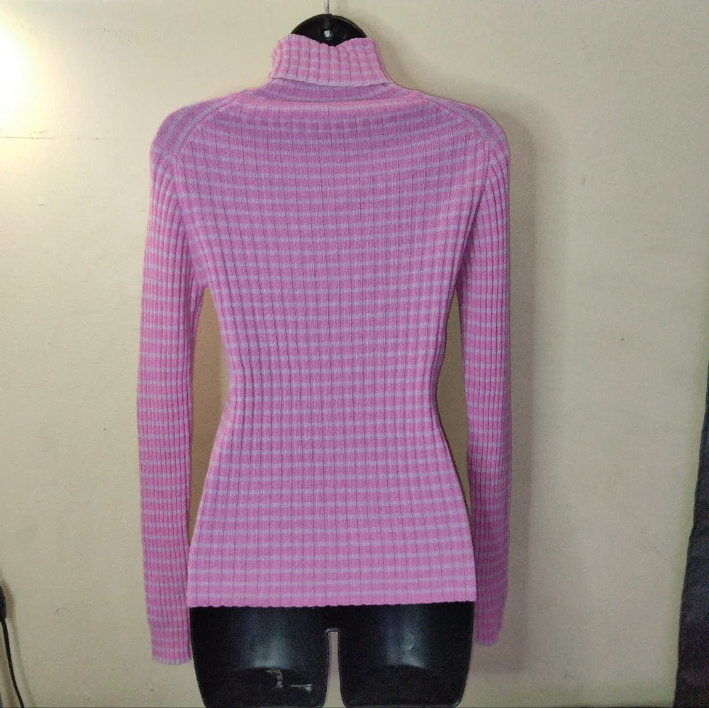 Made In Scotland 100% Cashmere Turtle Neck Sweater Size XS